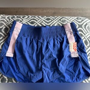FP Movement by Free People Trail Angel Sapphire Skies Combo Athletic Shorts NWOT